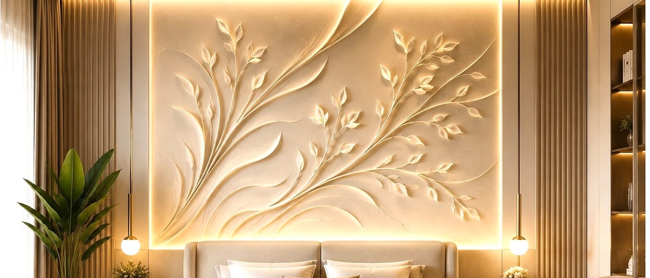 Warm, layered-light living room designed by Ultra-Fort
